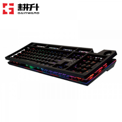 耕升 GK450 光轴机械键盘 104键混光游戏键盘  灯效组合 多媒体旋钮 (14773)