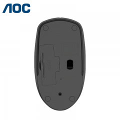 AOC MS320 无线单鼠标 简约便携 USB口  黑色（12659）