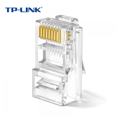 TP-LINK   TL-EH601-100六类水晶头  非屏蔽网络水晶头 （100个/盒）10798