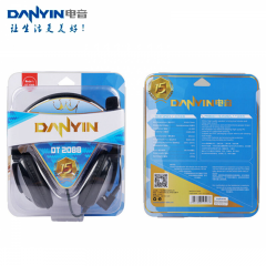 电音耳机 DT2088 头戴式带麦 耳机/耳麦 黑色带线3.5单孔 （15372）