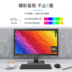 AOC显示器 24E2HM 24寸 VA屏 护眼低蓝光 HDMI+VGA (15463)