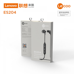 联想 ES204 挂脖无线蓝牙 耳机 黑（15240）