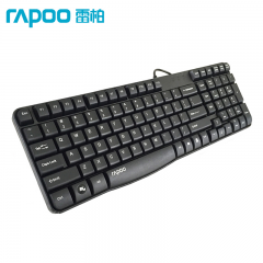 雷柏K130 有线单键盘键鼠usb接口(16836)