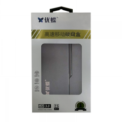 优蝶 Y300- USB3.0  2.5寸硬盘盒 SATA接口 黑色（16673）