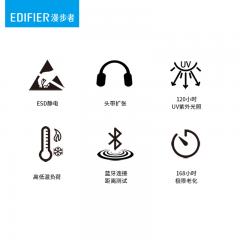 漫步者（EDIFIER）W800BT PLUS 头戴式 立体声蓝牙 耳机/耳麦 苍穹黑 (14794)