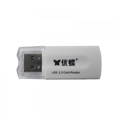 优蝶 四合一 读卡器 USB2.0 30MB/S 白色（16841）