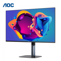 AOC显示器 24V5 24寸 IPS屏 升降旋转 HDMI+DP (15227)