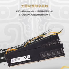 【紫光云彣】台式机内存 造极 DDR4 16G 3200 单根 三星颗粒 替金百达  (20463)