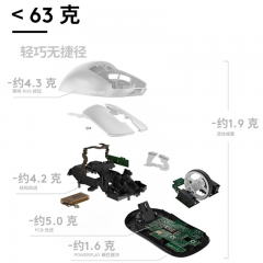罗技 PRO X SUPERLIGHT GPW2 无线电竞单鼠标  黑  狗屁王二代 (15540)