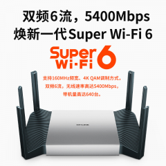 TP-LINK高端无线路由器 TL-XDR5480 易展版 Wifi6游戏路由 (15764)