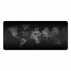 锁边鼠标垫/世界地图长桌垫300*800*4MM(15312)