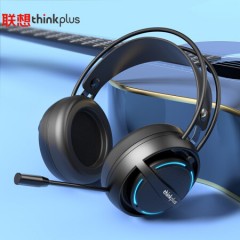 联想 G30B 头戴式立体声 耳机/耳麦 USB有线 黑 （15241）