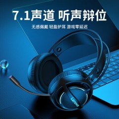 联想 G30B 头戴式立体声 耳机/耳麦 USB有线 黑 （15241）