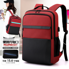 笔记本包/电脑包 17寸 双肩包 多功分区 旅行背包 带外置USB充电口