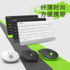 双飞燕 FG1120 飞时代无线 键鼠套装/套件 家用办公 黑灰色（13993）