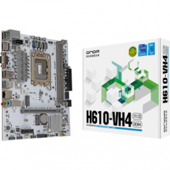 昂达主板 H610-VH-W 12代/DDR4/VGA+HDMI（16952）