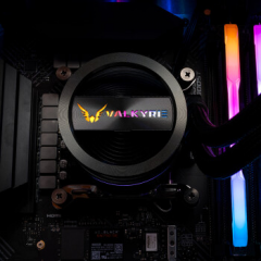 瓦尔基里(VALKYRIE）GL240  VK 一体式CPU水冷散热器  多平台扣具 支持LGA1700 ARGB光效 铝质冷头 (17085)