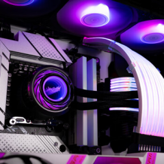 瓦尔基里(VALKYRIE）C240-RGB  VK 一体式CPU水冷散热器 多平台扣具  支持LGA1700 ARGB光效 金属扣具 (17073)
