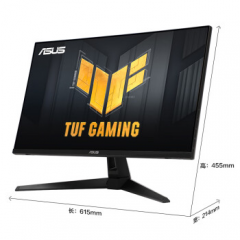 华硕显示器 TUF VG27AQ3A 27寸 小金钢 2K 游戏电竞显示器 DP+HDMI (17367)