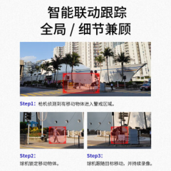 TP-LINK 600万全彩双摄枪球一体 IPC669-A 双光/室外防水 (17521)