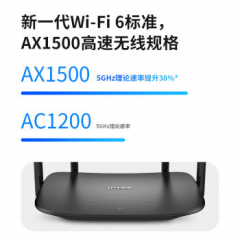 TP-LINK 凌云WiFi6无线路由器 TL-XDR1520 易展版 5G双频千兆/4口/4天线    (17557)