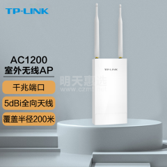 TP-LINK 无线AP  TL-AP1201GP 双频室外AP 防尘防水 (15621)
