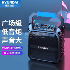 现代 M1 无线蓝牙音箱 便携音箱 (16298)
