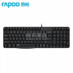 雷柏K130 有线单键盘键鼠usb接口(16836)