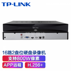 TP-LINK 网络硬盘录像机 TL-NVR6216-L 双盘位/16路/H.256+ 非POE (15618)