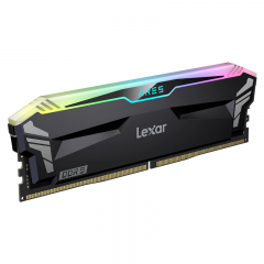 雷克沙台式机内存 Ares战神之刃 DDR5 32G 6400 16G*2套条 电竞RGB灯条 黑色 (17954)