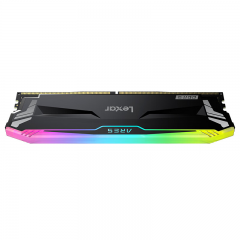 雷克沙台式机内存 Ares战神之刃 DDR5 32G 6400 16G*2套条 电竞RGB灯条 黑色 (17954)