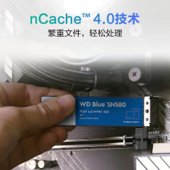 西部数据固态硬盘 SN580 1T M.2 NVME PCI-E4.0 (18026)  替代SN570