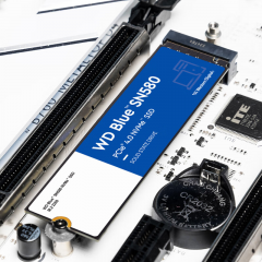 西部数据固态硬盘 SN580 1T M.2 NVME PCI-E4.0 (18026)  替代SN570