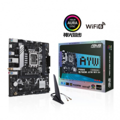华硕主板 B760M-AYW WIFI D4 哎呦喂 13代/DDR4/HDMI (16703)