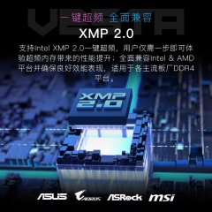 宏碁台式机内存 炫光星舰 DDR5 32G 6000 16Gx2 银色 (17829)