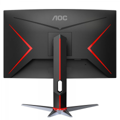 AOC显示器 CQ27G2X 27寸 2K高清/180Hz/HDR10 曲面电竞 DP+HDMI (18871)