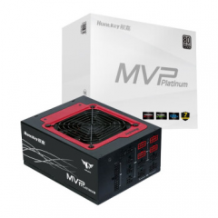 航嘉 额定1200W MVP P1200 黑 白金全模组 支持PCI-E5.0 供电 (16994)
