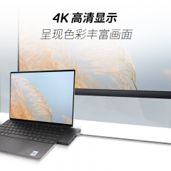 USB 分线器 Type-c 高速传输 笔记本转换器 转接头 五合一 HC6022D 扩展坞 黑 (19032)