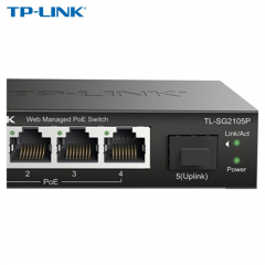 TP TL-SG2105P全千兆云管理PoE4口供电+1光口