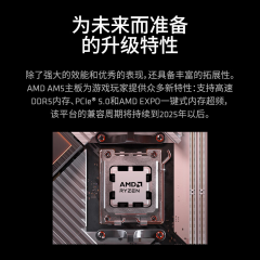 AMD 锐龙7处理器 7800X3D AM5 5.0G 集显 盒装 (17378)