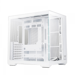 航嘉机箱 MVP Apollo Pro 阿波罗大师版 白色 海景房机箱  支持ATX主板 360水冷 Type-C (19532)