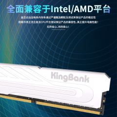 金百达台式机内存 DDR4 16G 3200 银爵 C16 (19137)