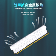 金百达台式机内存 DDR4 16G 3200 银爵 C16 (19137)
