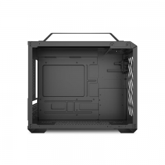 X-GAMER X200 Type-C版 黑色 未知玩家 迷你小机箱 1.0超厚板材 上置电源 便携箱  南京仓发货 (19556)