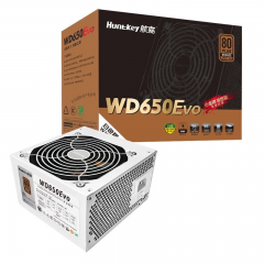 航嘉电源 额定650W WD650 Evo 白色 80Plus铜牌认证 (19854)