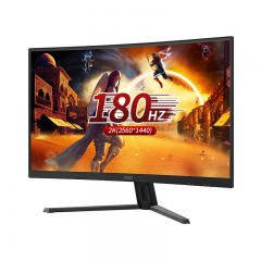 AOC显示器 CQ32G4E 32寸/2K/180HZ  曲面电竞 DP+HDMI  (20064)