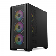 航嘉 GX750A 掠夺者 黑色 电竞机箱 支持 ATX主板 (18638)