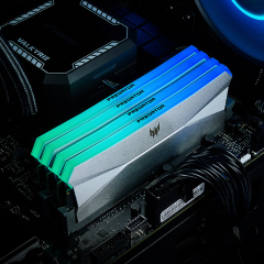 宏碁掠夺者 Hera 影锋 DDR5 32G 6400 套条 16G*2 黑色 C32 RGB灯条 (20166)