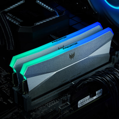 宏碁掠夺者 Hera 影锋 DDR5 32G 6400 套条 16G*2 黑色 C32 RGB灯条 (20166)