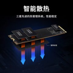 三星固态硬盘 990 EVO Plus 2T M.2 NVMe PCIe4.0*4/5.0*2 (20150)